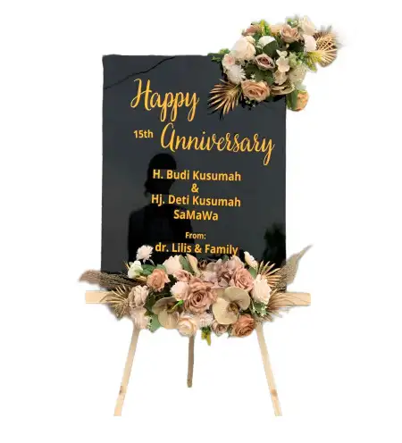 Papan Bunga Akrilik Pandowan