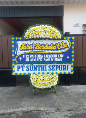 Papan Bunga Duka di Pandowan